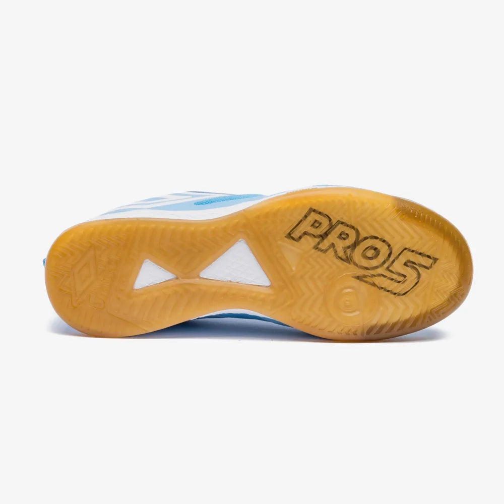 Chuteira Futsal Umbro Pro 5 Bump Baby Blue